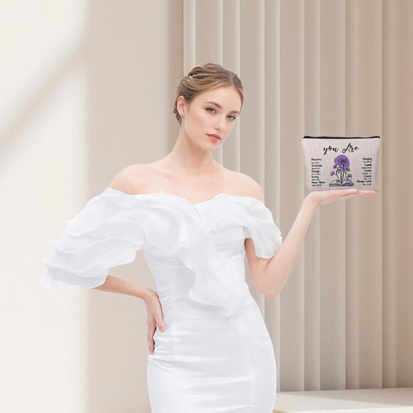 Best Christian Gifts for Women Faith Based Makeup Bags, Catholic Spiritual Relig - Picture 5 of 6